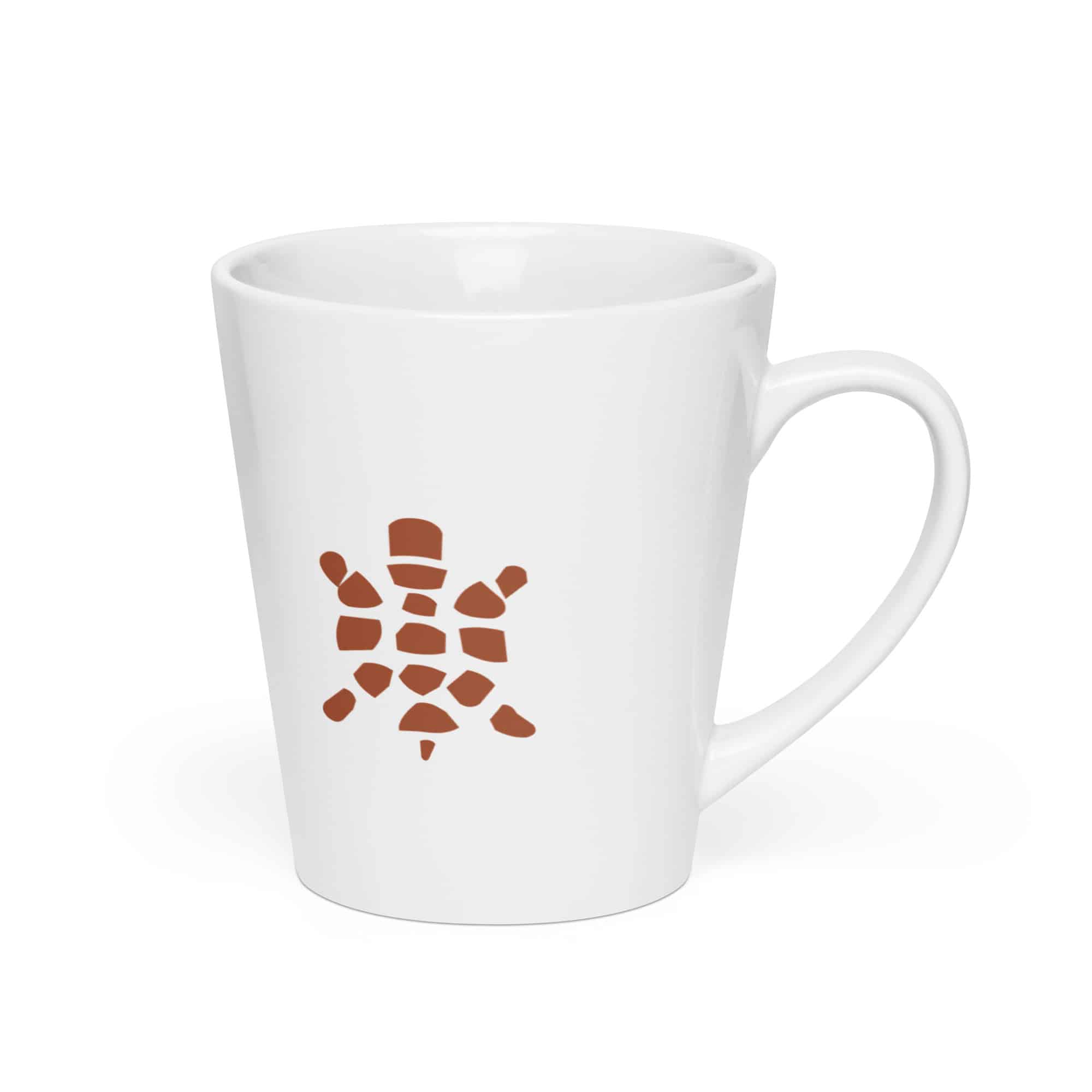Sheltowee Trace Terracotta Turtle Icon Latte Mug