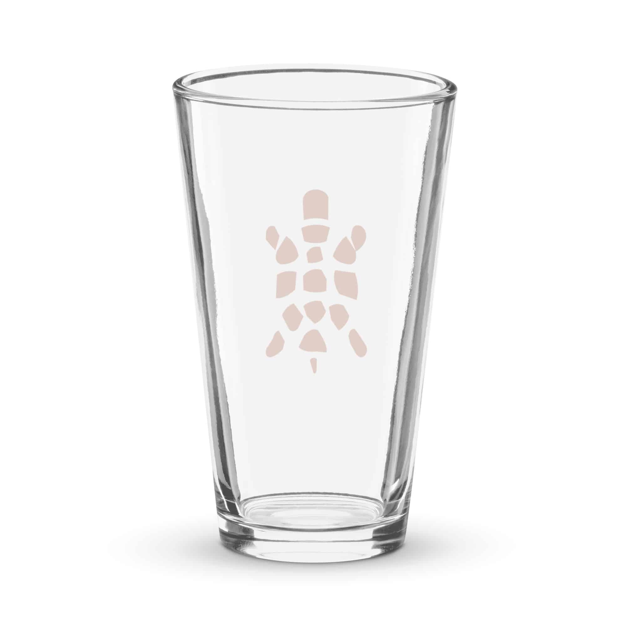 Terracotta Sheltowee Inspired Turtle Icon Pint Glass