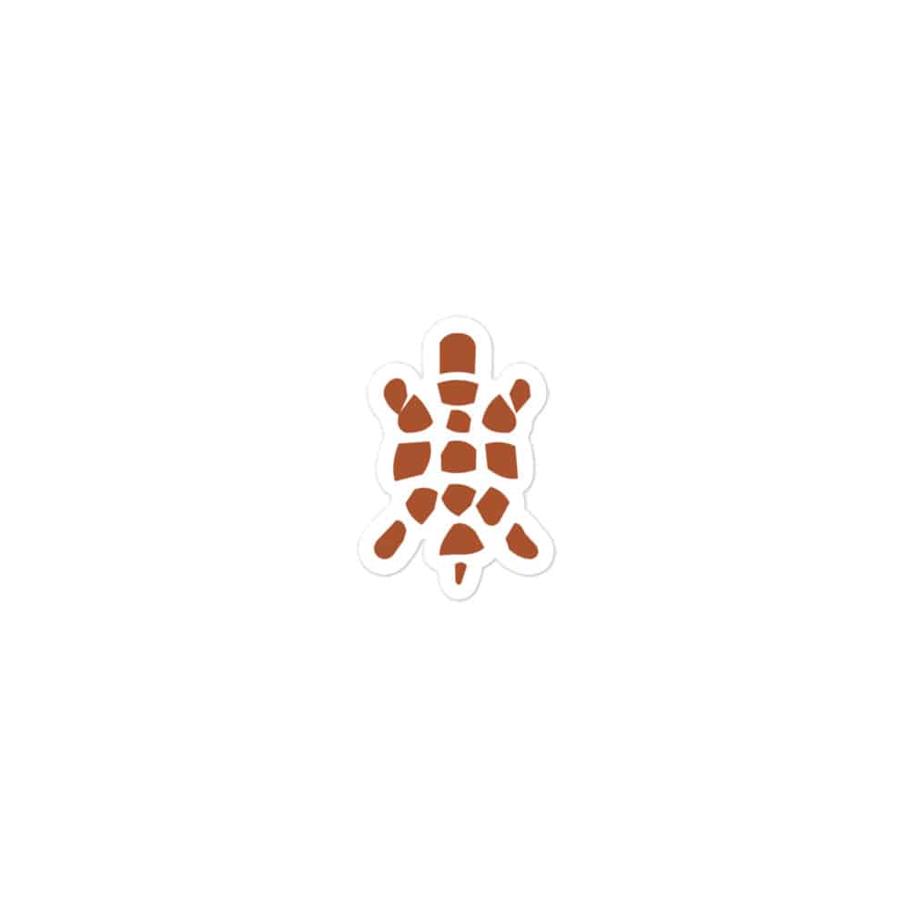 Sheltowee Trace Terracotta Turtle Icon Vinyl Sticker