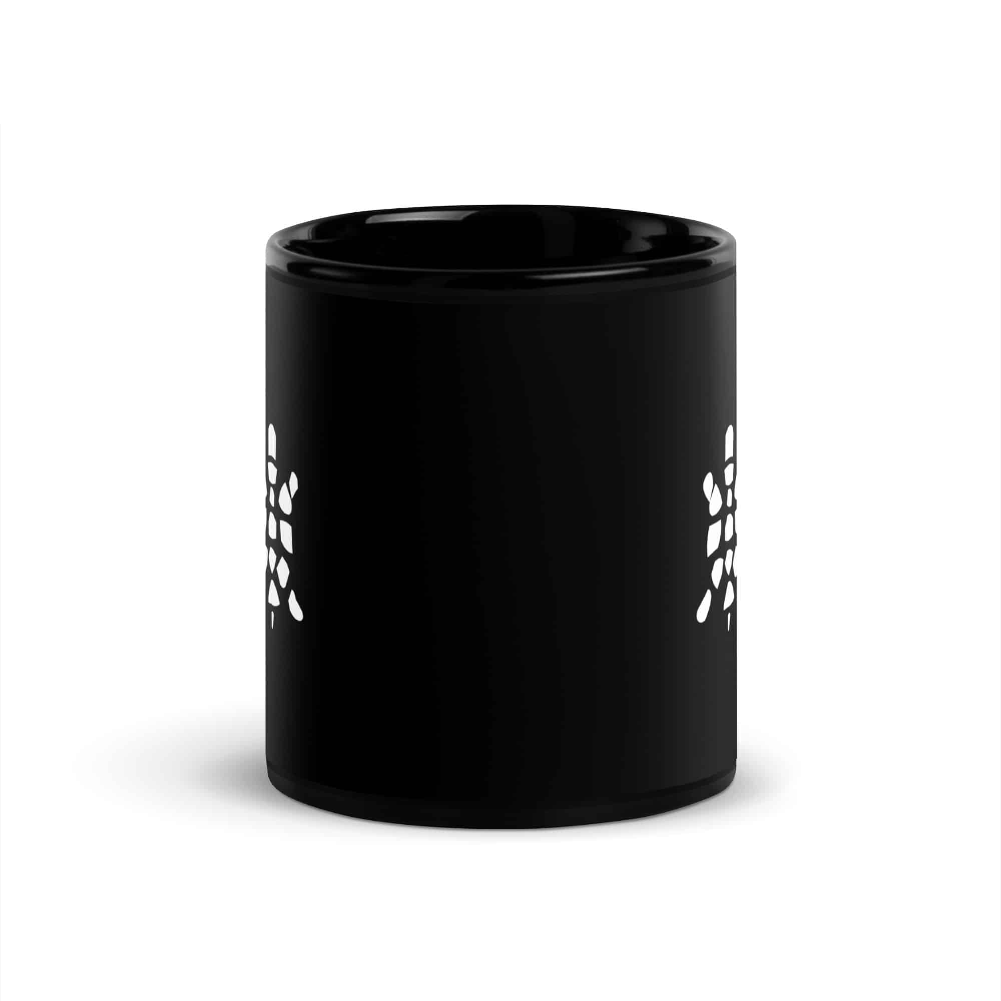 White Sheltowee Inspired Turtle Icon Black Mug