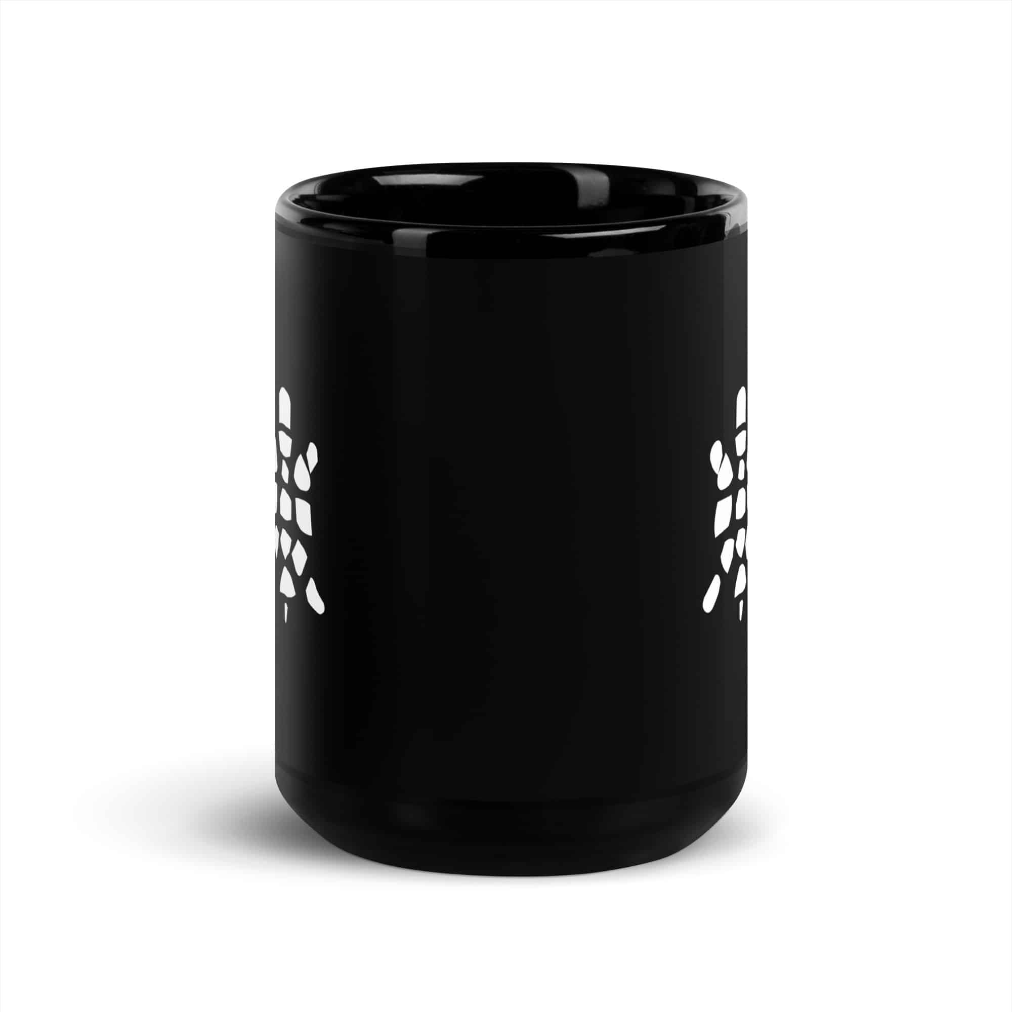 White Sheltowee Inspired Turtle Icon Black Mug