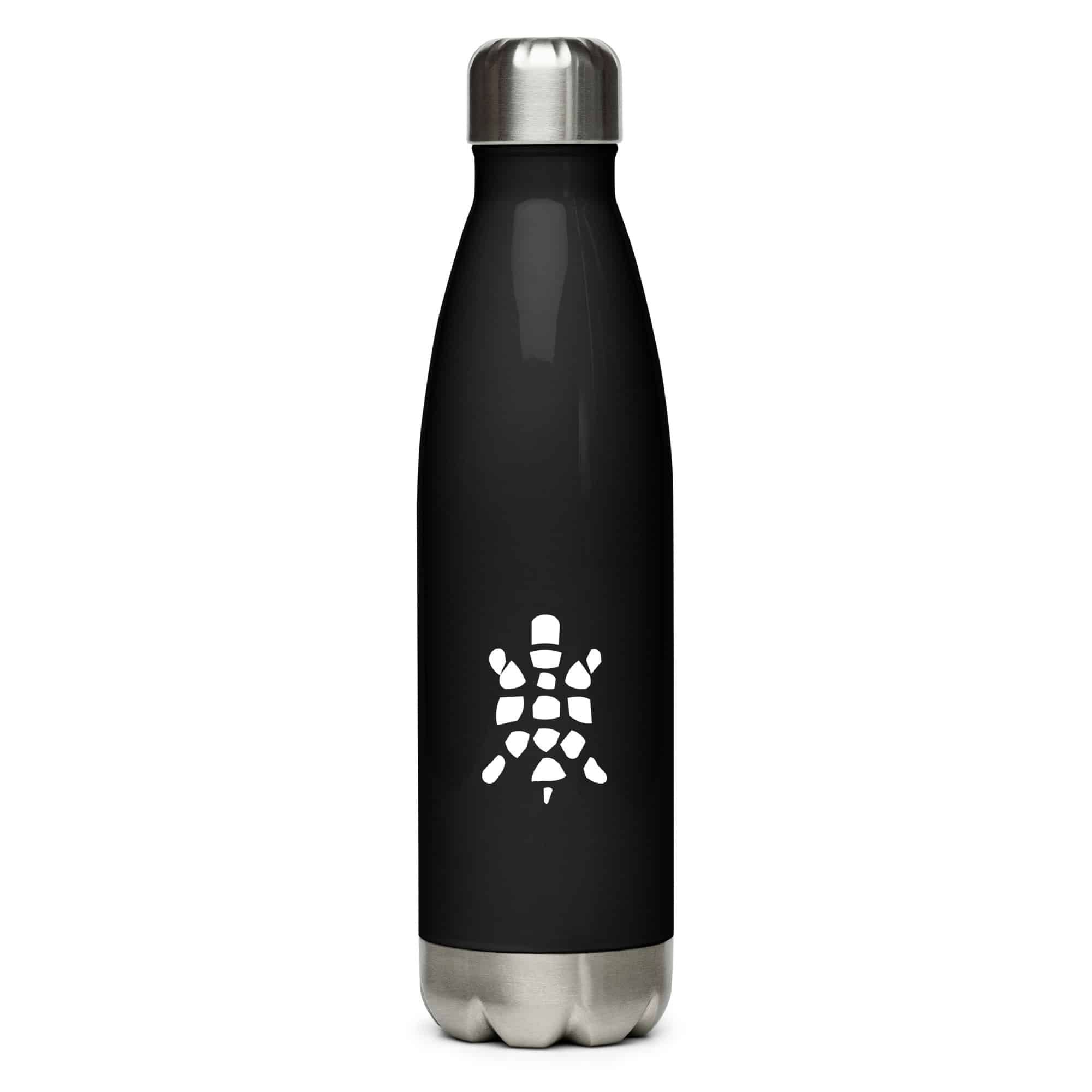 White Sheltowee Inspired Turtle Icon Water Bottle